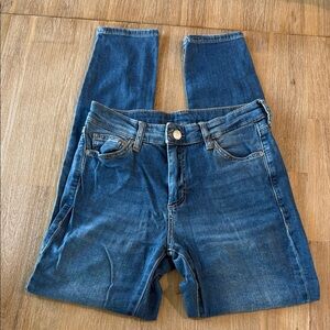 Topshop Moto Mid Rise Skinny Jeans